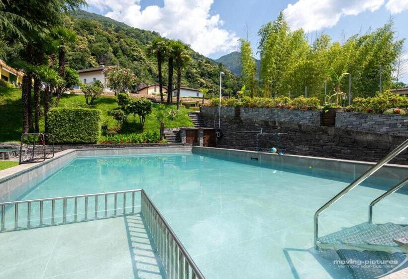 דירת חדר נוף לגינה, Bamboohouse Motel Riazzino