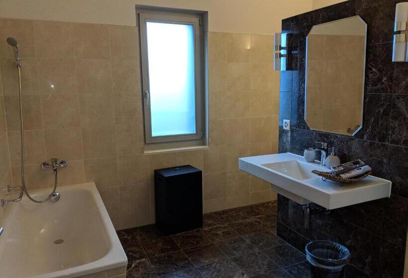 חדר דחוקס עם מיטת קינג, Lakeview Bei Interlaken