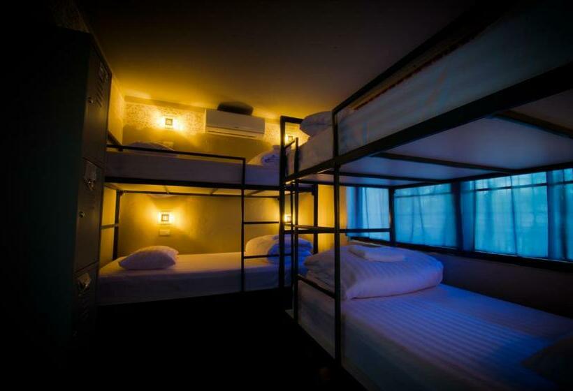 غرفة قياسية سرير بطابقين مزودة بحمام مشترك, Oh Dee Hostel