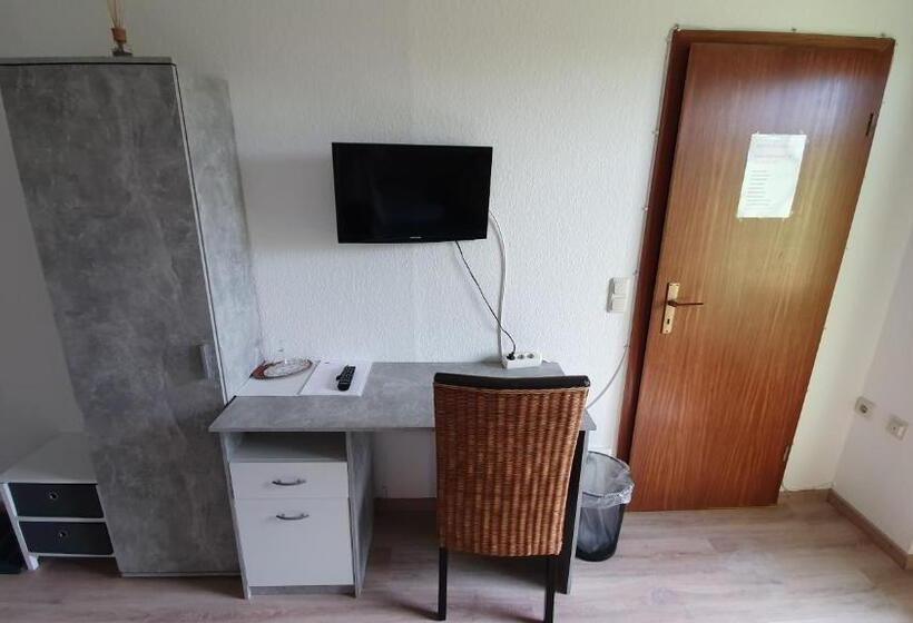 带阳台的标准单人间, Pension Velber