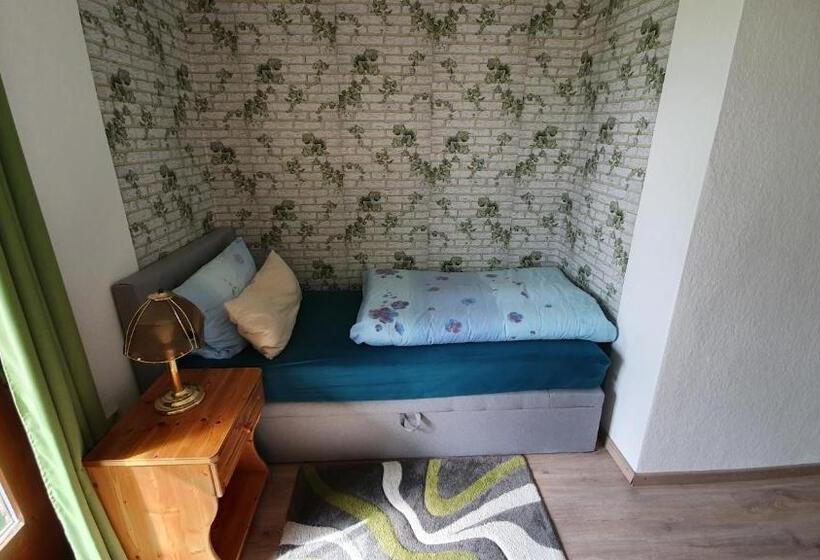 带阳台的标准单人间, Pension Velber