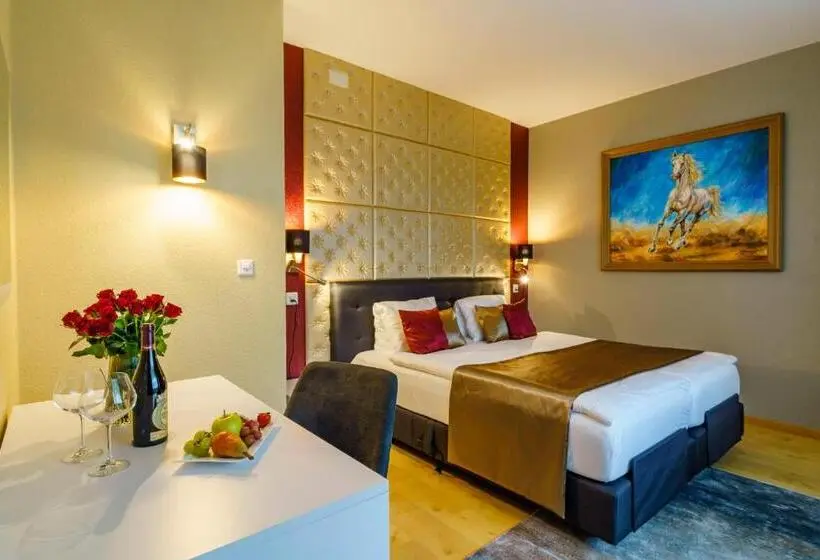 テラス付き１ベッドルームアパートメント, Seeblick Smart Hotel Rössli