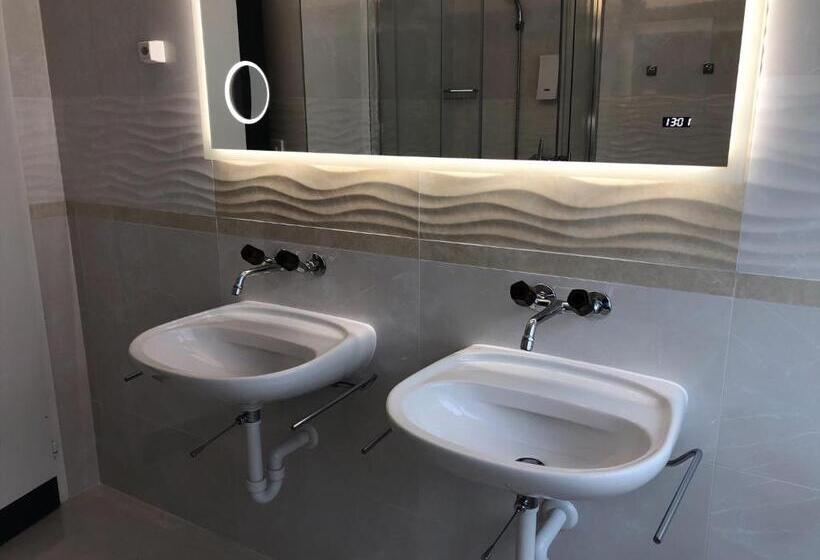 バス共有のスタンダードルーム, Seeblick Smart Hotel Rössli