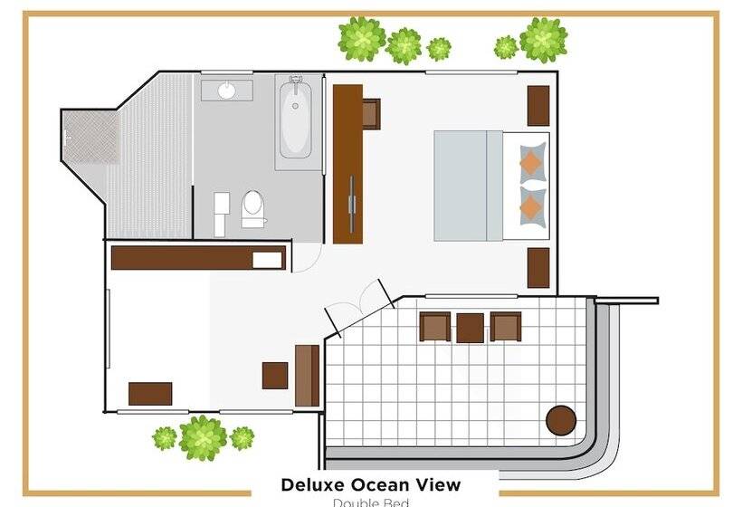 חדר דלוקס נוף לים, Puri Bagus Candidasa