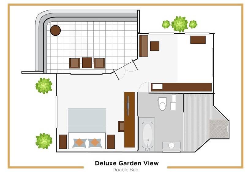 Номер Deluxe Вид на Сад, Puri Bagus Candidasa