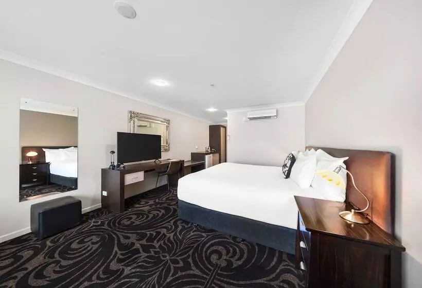 キングサイズベッドのデラックスルーム, Millennium Hotel New Plymouth, Waterfront