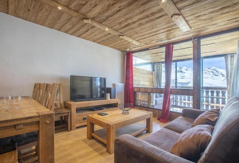 آپارتمان 1 خوابه با چشمانداز, Résidence Le Sérac Val Thorens