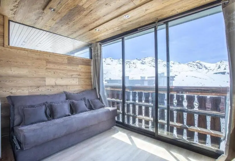 آپارتمان 1 خوابه با چشمانداز, Résidence Le Sérac Val Thorens