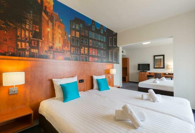 غرفة قياسية رباعية, New West Inn Amsterdam