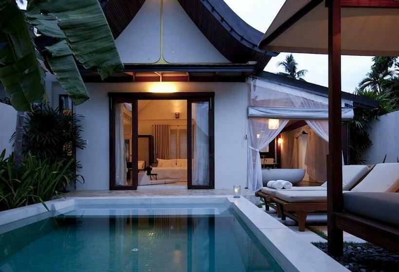 וילה עם חדר שינה אחד ובריכת שחיה, Sala Samui Choengmon Beach Resort