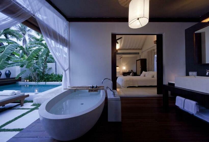 וילה עם חדר שינה אחד ובריכת שחיה, Sala Samui Choengmon Beach Resort