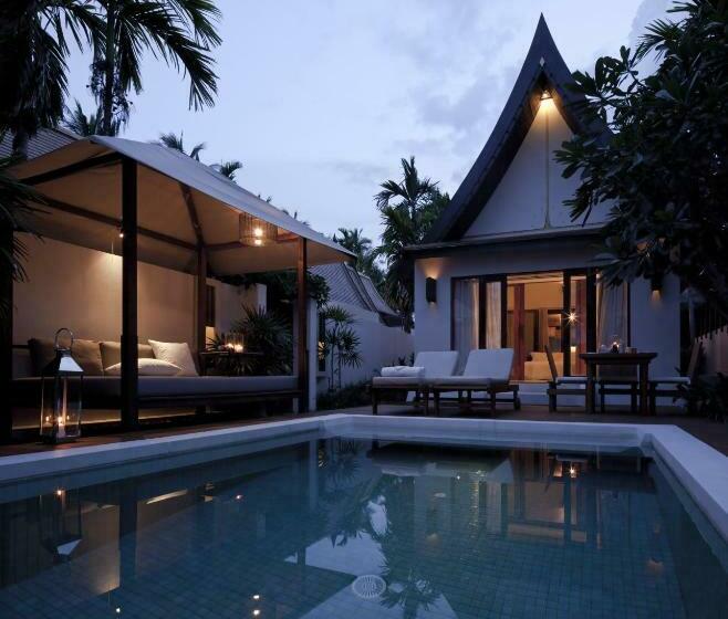 וילה עם חדר שינה אחד ובריכת שחיה, Sala Samui Choengmon Beach Resort