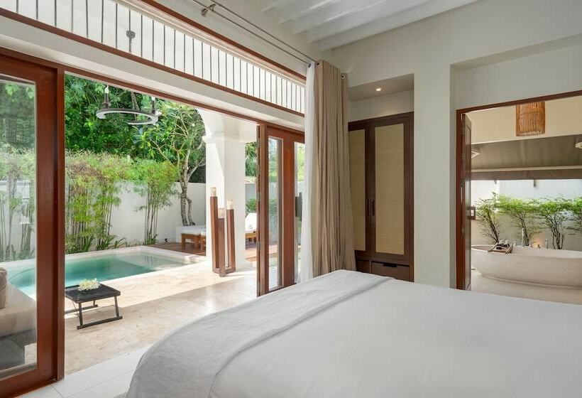 וילה עם חדר שינה אחד ובריכת שחיה, Sala Samui Choengmon Beach Resort