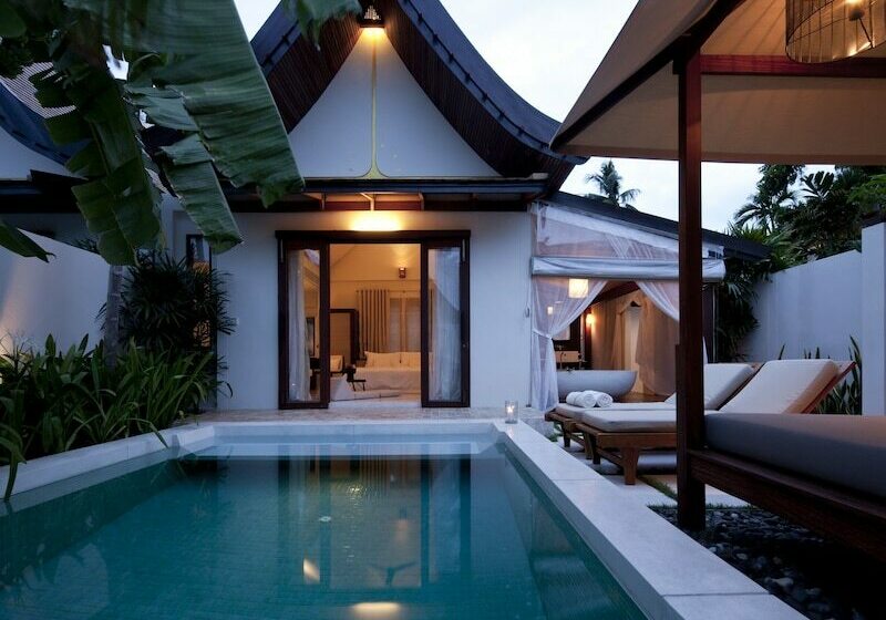 וילה עם חדר שינה אחד ובריכת שחיה, Sala Samui Choengmon Beach Resort