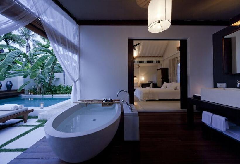 וילה עם חדר שינה אחד ובריכת שחיה, Sala Samui Choengmon Beach Resort