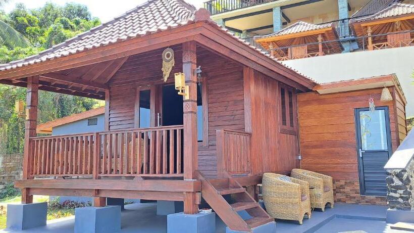 デラックスビラの１ベッドルーム, Villa Senja Lombok