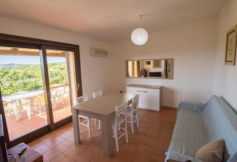 침실 1개 바다 전망 아파트, Residence Cala Petralana