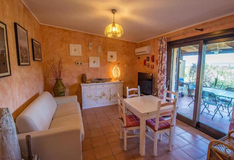 빌라 침실 1개, Residence Cala Petralana