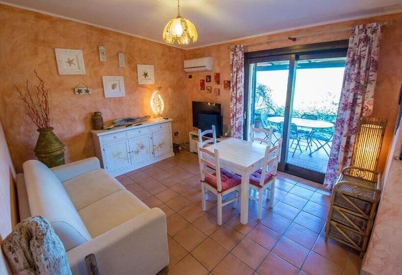 빌라 침실 1개, Residence Cala Petralana