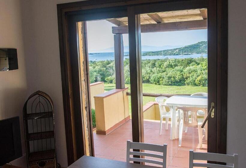 침실 1개 바다 전망 아파트, Residence Cala Petralana