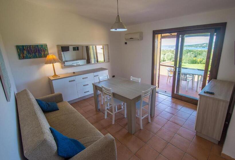 آپارتمان 1 خوابه با چشم‌انداز دریا, Residence Cala Petralana