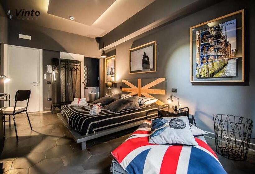 اتاق سوپریور با چشمانداز شهر, Vinto House Salerno Downtown