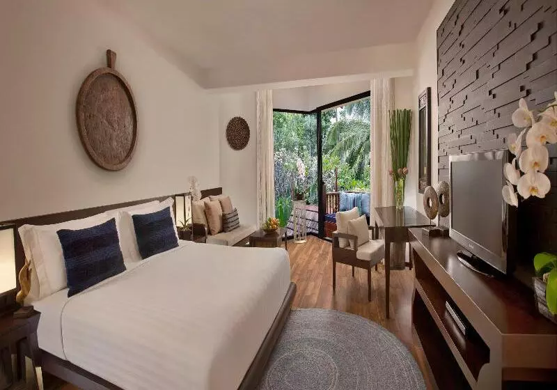 اتاق لوکس با چشم‌انداز باغ, Anantara Bophut Koh Samui Resort