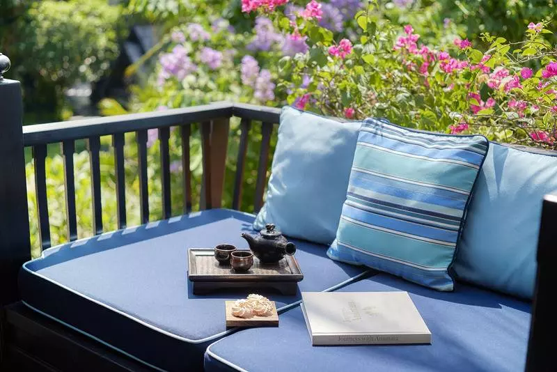 اتاق لوکس با چشم‌انداز باغ, Anantara Bophut Koh Samui Resort