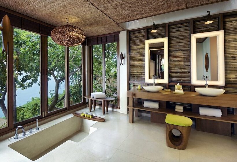 1침실 빌라 바다전망, Six Senses Samui