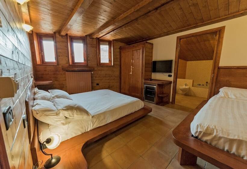 اتاق لوکس سه تخته, Resort Ninfea San Pellegrino Terme