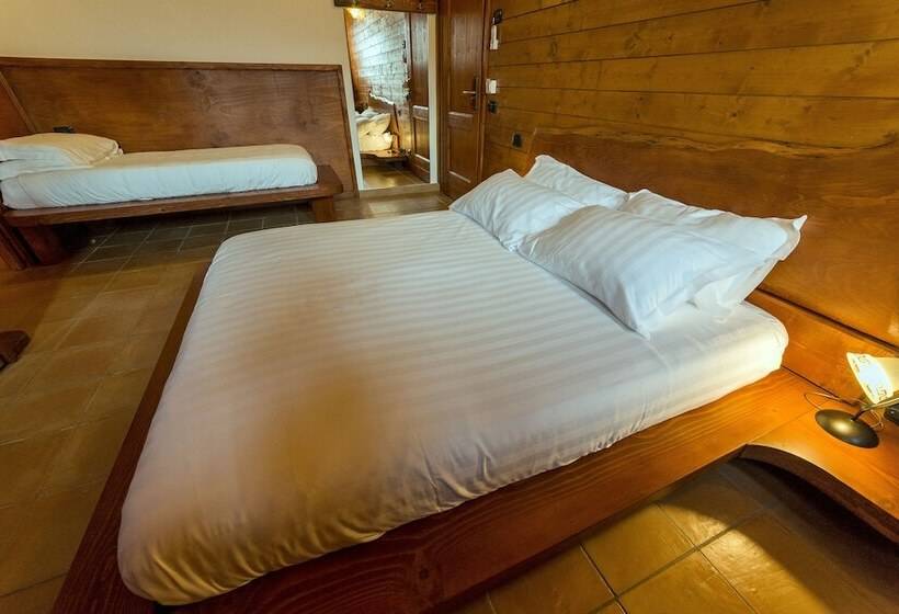 اتاق لوکس سه تخته, Resort Ninfea San Pellegrino Terme