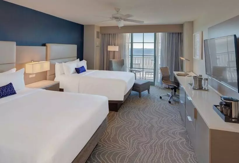 اتاق استاندارد با 2 تخت دوبل, Hilton Virginia Beach Oceanfront