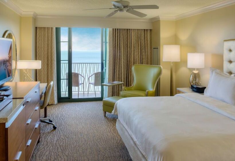 غرفة قياسية سرير مزدوج مطلة على البحر, Hilton Virginia Beach Oceanfront