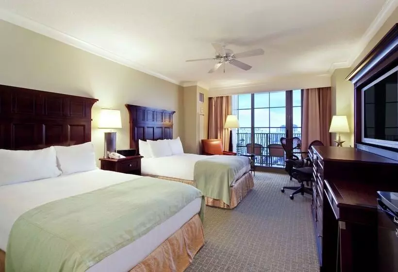 اتاق استاندارد با 2 تخت دوبل, Hilton Virginia Beach Oceanfront