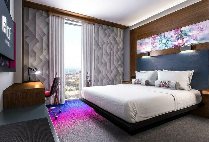 غرفة قياسية سرير كينج, Aloft Birmingham Eastside