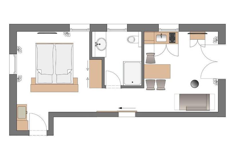 スタンダードルーム, Forellenhof Rössle Hotel & Restaurant