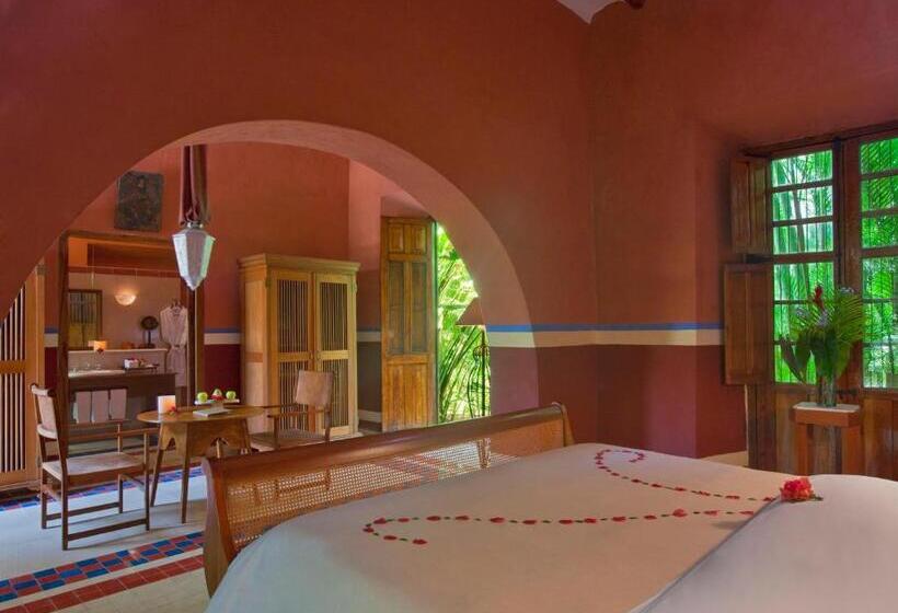 キングサイズベッドのスイートルーム, Hacienda San Jose Cholul