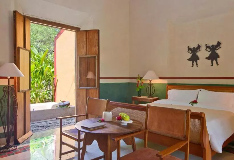 キングサイズベッドのスイートルーム, Hacienda San Jose Cholul