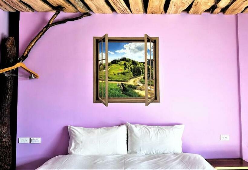 اتاق استاندارد با چشم‌انداز باغ, 墾丁興海灣民宿