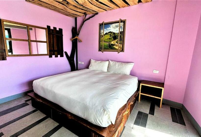 اتاق استاندارد با چشم‌انداز باغ, 墾丁興海灣民宿