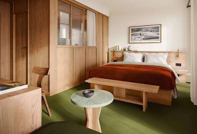 اتاق لوکس با چشم‌انداز باغ, Grand Hotel Belvedere, A Beaumier Hotel & Spa