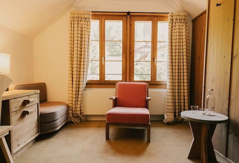 房顶倾斜的标准房间, Grand Hotel Belvedere, A Beaumier Hotel & Spa