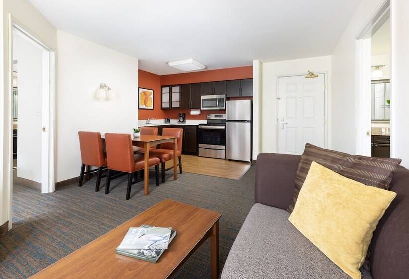 סוויטת 2 חדרי שינה, Residence Inn Des Moines West At Jordan Creek Town Center