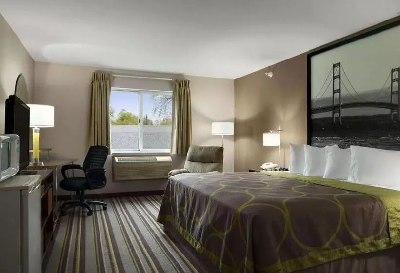 اتاق استاندارد با تخت بزرگ, Super 8 By Wyndham Manistee