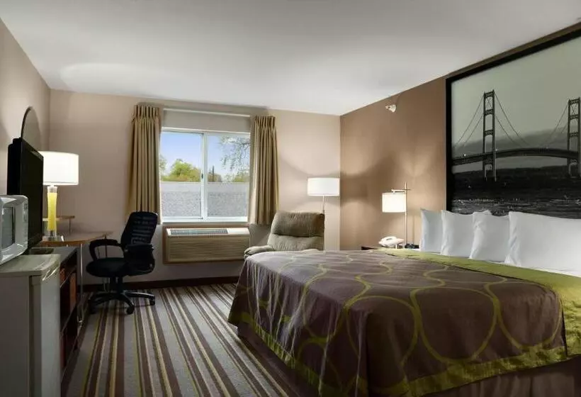 اتاق استاندارد با تخت بزرگ, Super 8 By Wyndham Manistee