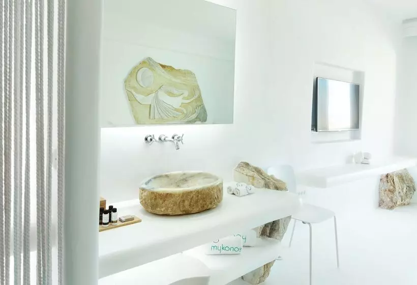 اتاق لوکس با چشم‌انداز دریا, Mykonos Bay Resort & Villas