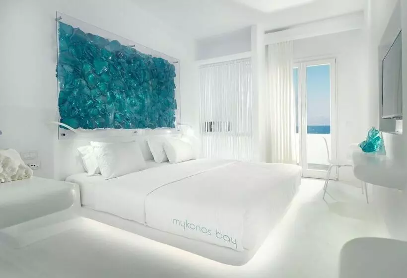 اتاق لوکس با چشم‌انداز دریا, Mykonos Bay Resort & Villas