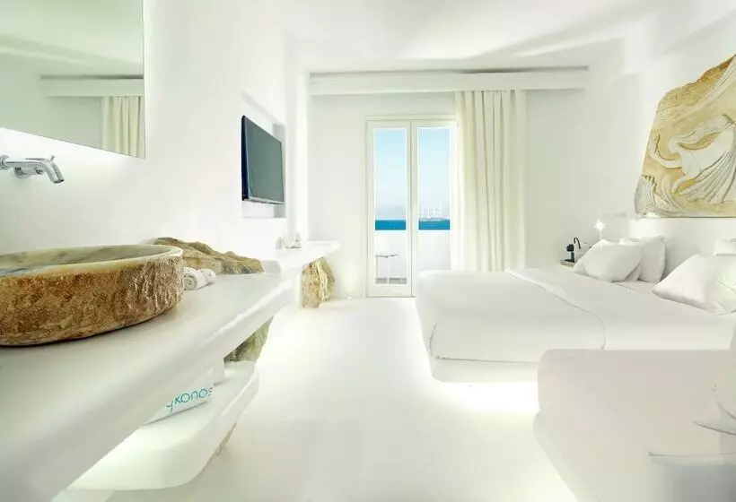 اتاق لوکس با چشم‌انداز دریا, Mykonos Bay Resort & Villas