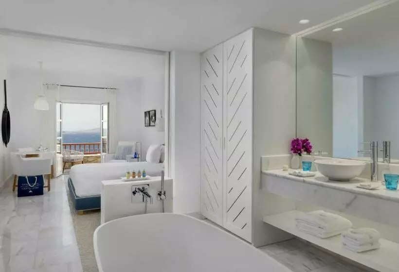 オーシャンビュースーペリアールーム, Mykonos Grand Hotel & Resort