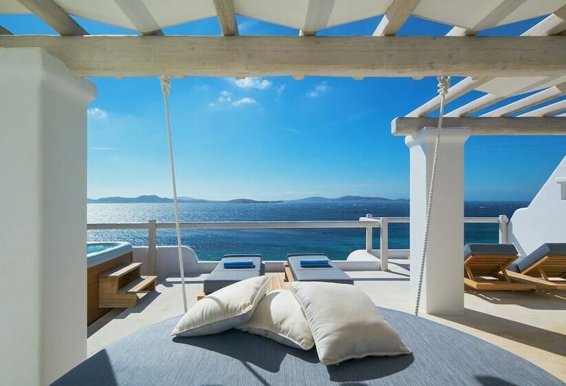 带海景的行政套房, Mykonos Grand Hotel & Resort